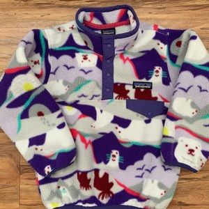 Toddler Girl Patagonia Synchilla fleece